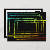 kansas chill blur briefkaart (Voorkant / Achterkant)