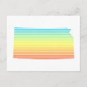 kansas chill fade briefkaart (Voorkant)