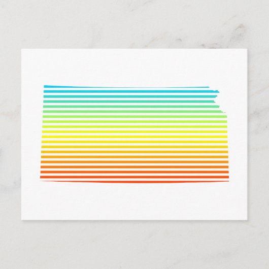 kansas chill fade briefkaart (Voorkant)