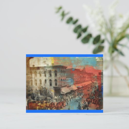 Kansas City 1886 Circus Parade Briefkaart (Staand voorkant)