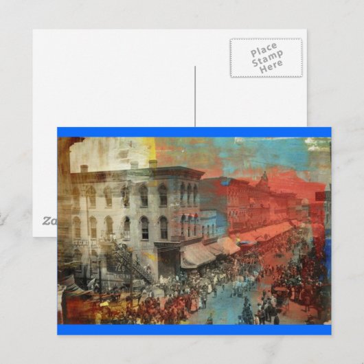 Kansas City 1886 Circus Parade Briefkaart (Voorkant / Achterkant)