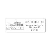 Kansas City | Aangepast zelfinkend stempel voor ad (Design)