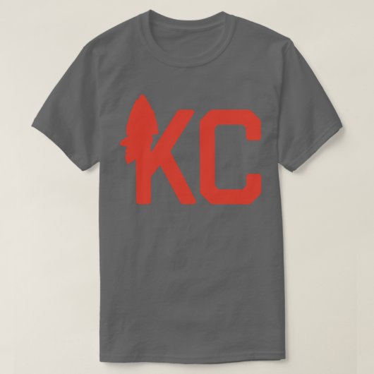 Kansas City Arrow Hoofd KCMO KCK 4 T-shirt (Design voorkant)
