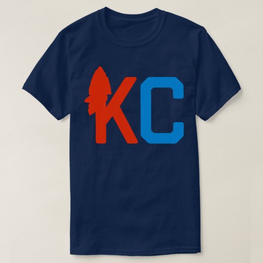 Kansas City Arrow Hoofd KCMO KCK 8 T-shirt (Design voorkant)