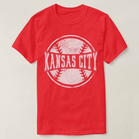  Kansas City Baseball Team Gift T-shirt (Design voorkant)