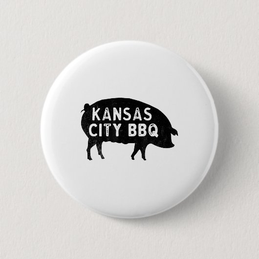 Kansas City BBQ _1 Ronde Button 5,7 Cm (Voorkant)