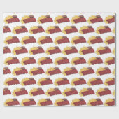 Kansas City BBQ Barbecue Reserveribben Rib Cookoff Cadeaupapier (Vlak)