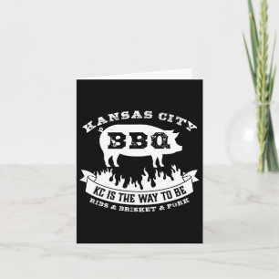 Kansas City BBQ KC is de manier om grappige BBQ te Kaart