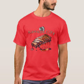 Kansas City - BBQ Ribs en Indian Chief T-shirt (Voorkant)