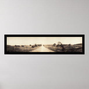 Kansas City Boerderij Life Foto 1909 Poster