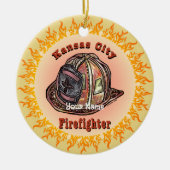 Kansas City Brandweerman ornament (Voorkant)