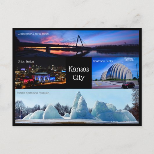 Kansas City Briefkaart (Voorkant)