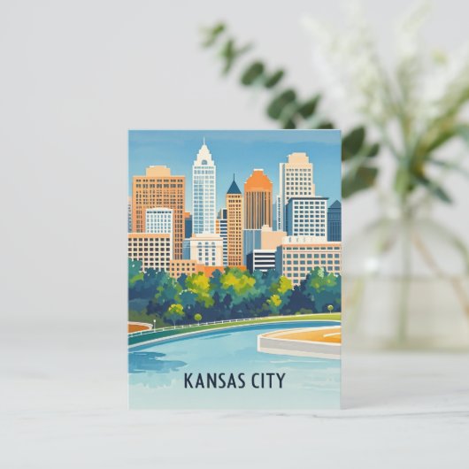 Kansas City Briefkaart (Staand voorkant)