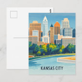 Kansas City Briefkaart (Voorkant / Achterkant)