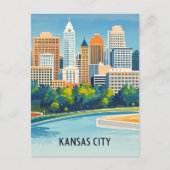 Kansas City Briefkaart (Voorkant)