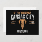 Kansas City Briefkaart (Voorkant / Achterkant)