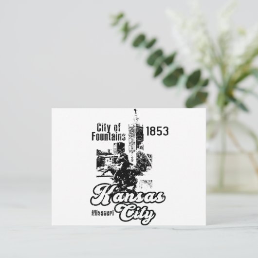 Kansas City Briefkaart (Staand voorkant)