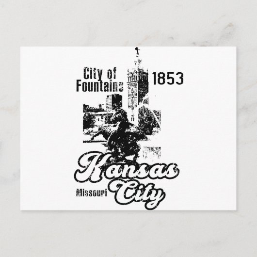 Kansas City Briefkaart (Voorkant)