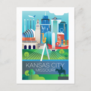 Kansas City, Briefkaart Missouri