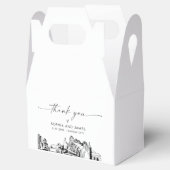 Kansas City bruiloft gepersonaliseerde gunst box Bedankdoosjes (Geopend)