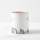 Kansas City bruiloft gepersonaliseerde koffie Mok (Midden)