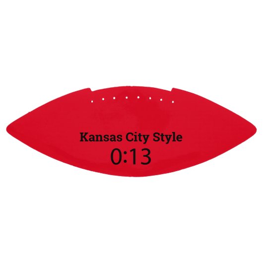 Kansas City Chiefs 13 seconden Football (Paneel)