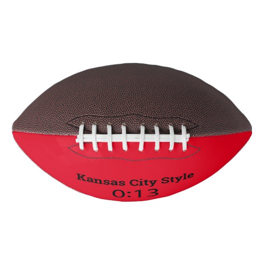 Kansas City Chiefs 13 seconden Football (Voorkant)
