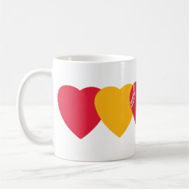 Kansas City Chiefs Football Heart Design Koffiemok