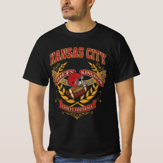 Kansas City Chiefs Kingdom Voetbal Embleem T-shirt