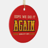 Kansas City Chiefs Ornament (Rechts)