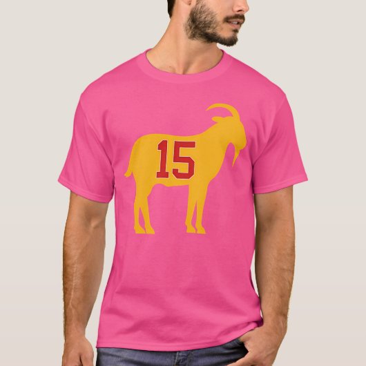 Kansas City Chiefs - Patrick Mahomes Geit 15 T-shirt (Voorkant)