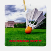 Kansas City Custom Square kerstversiering Keramisch Ornament (Voorkant)