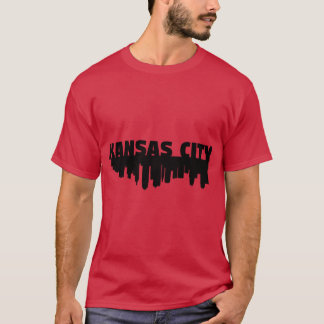 Kansas City en Skyline Wit Oversized T-shirt