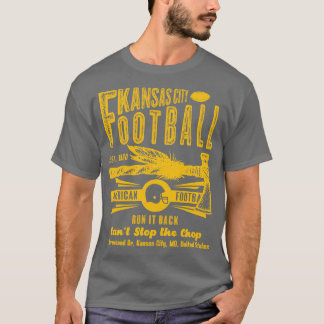 Kansas City Est 1960 Tomahawk  gouden tekst T-shirt
