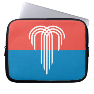 Kansas City Flag Laptop Mouw Sleeve