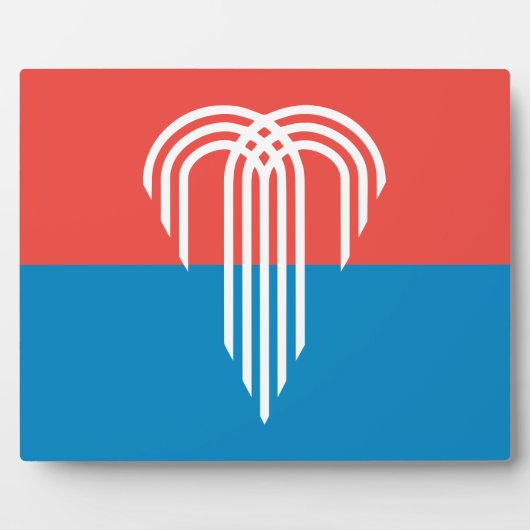 Kansas City Flag Plaque Fotoplaat (Voorkant)