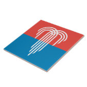 Kansas City Flag Tegel Tegeltje (Zijkant)