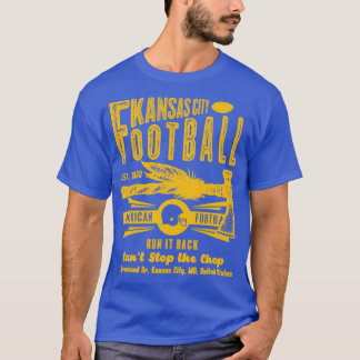 Kansas City Football Est 1960 Tomahawk Gol T-shirt