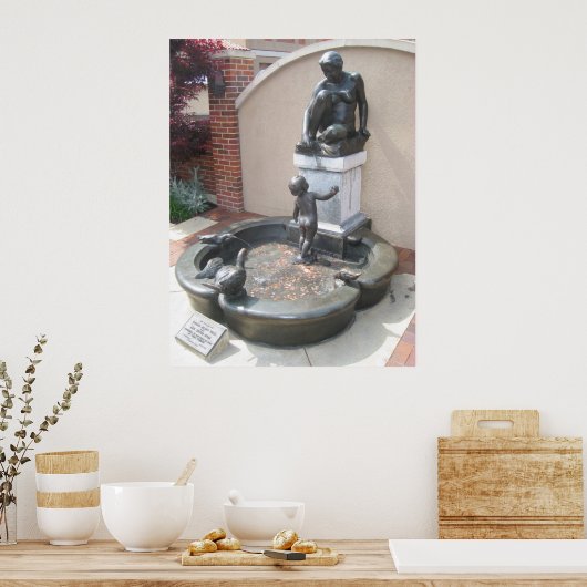 Kansas City Fountain Poster (Keuken)