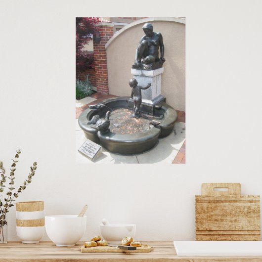 Kansas City Fountain Poster (Keuken)