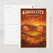 KANSAS CITY – Hart van het spel Briefkaart (Voorkant / Achterkant)