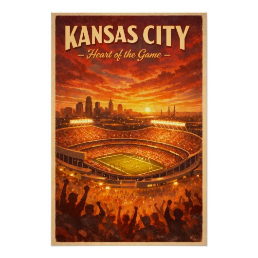 KANSAS CITY – Hart van het spel Perfect Poster (Voorkant)
