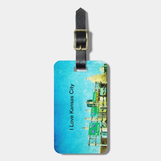 Kansas City Highway Bagagelabel (Voorkant verticaal)