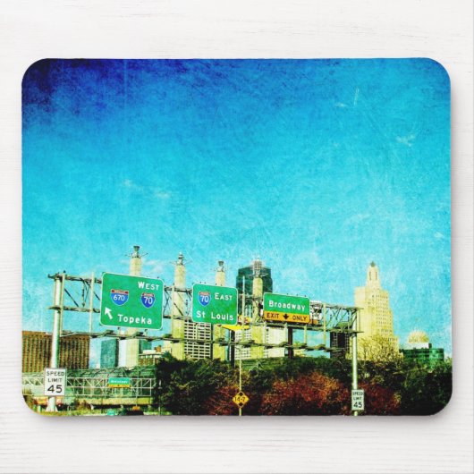 Kansas City Highway Muismat (Voorkant)