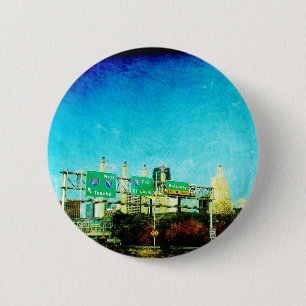 Kansas City Highway Ronde Button 5,7 Cm