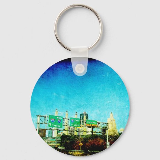 Kansas City Highway Sleutelhanger (Voorkant)