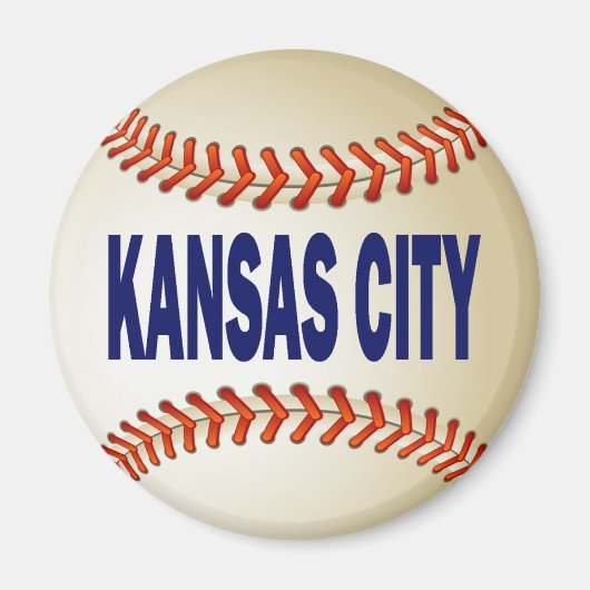 KANSAS CITY HONKBAL MAGNEET (Voorkant)