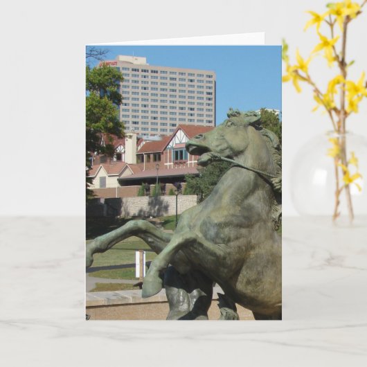 Kansas City Horse Kaart (Gele Bloem)
