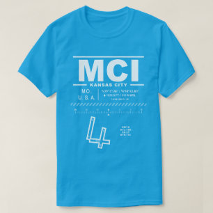 Kansas City International Airport MCI T-shirt