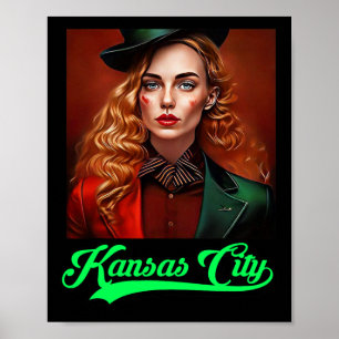 Kansas City Irish Parade Green Beer Barbecue Tailg Poster